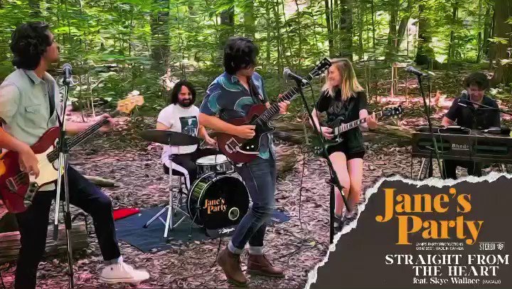 Watch: Jane’s Party – Straight From The Heart (Featuring Skye Wallace)&nbsp;(Live)